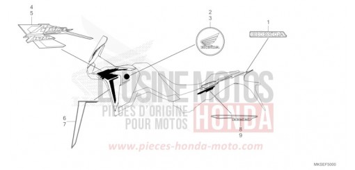 MARQUE/RAYURE (1) CRF1100AM de 2021